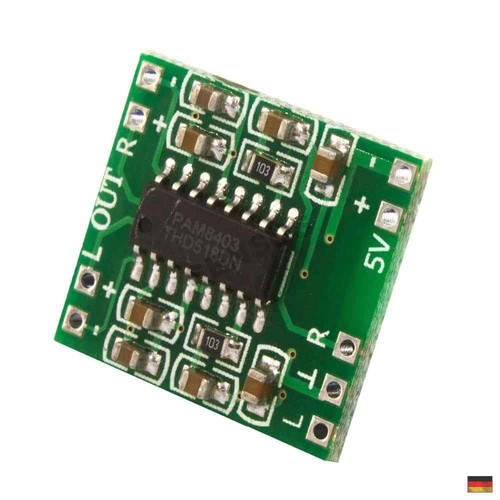 PAM8403 Audio Stereo Verstärker Modul 2 x 3 Watt Lautsprecher Raspberry Arduino - Bild 2 von 3