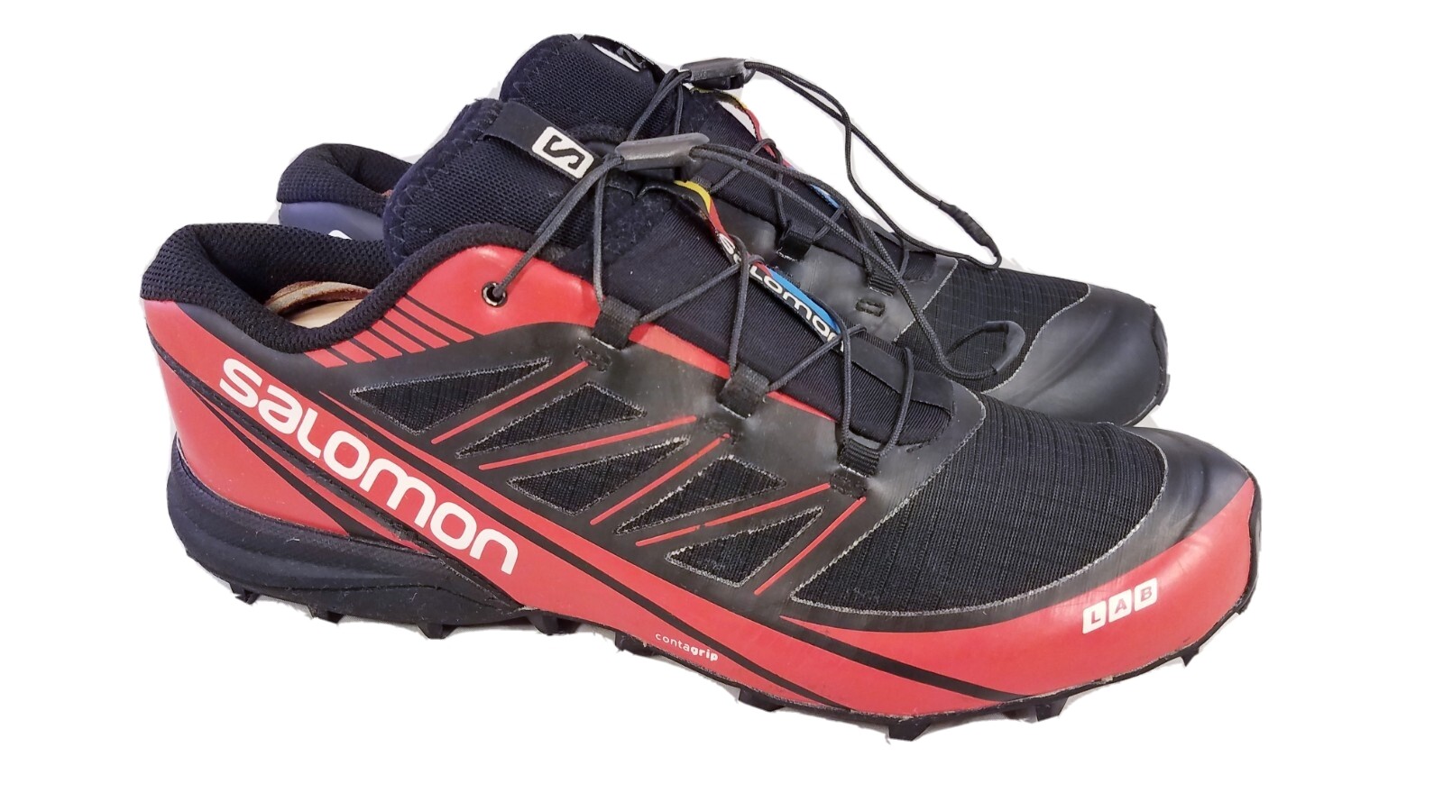 SCARPE DA TREKKING SALOMON UNISEX UOMO 8 DONNA 9 EUR 41 1 3 ROSSO NERO TOGGLE