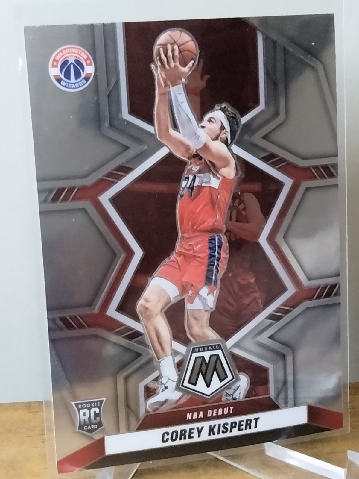 COREY KISPERT 2021-22 Panini MOSAIC NBA DEBUT RC #276 Washington Wizards SF
