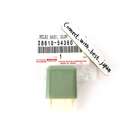 TOYOTA GENUINE 28610 - 54360 GLOW PLUG RELAY ASSY | eBay