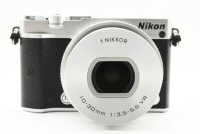 Nikon J5 DSLR Silver Camera 10-30mm Lens From Japan Near Mint