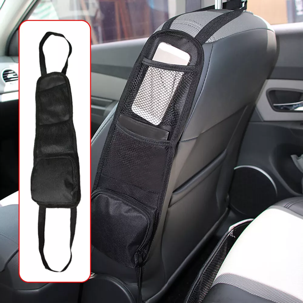 Car Seat Storage Pocket Side Hanging Bag Holder Black Auto Accessories