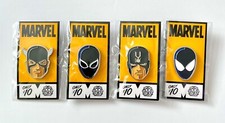 Mondo MARVEL BLACK SERIES Enamel Pins Tom Whalen Black Bolt Agent Venom Etc NEW