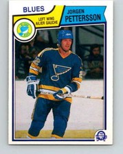 1983-84 O-Pee-Chee #318 Jorgen Pettersson  St. Louis Blues V27790