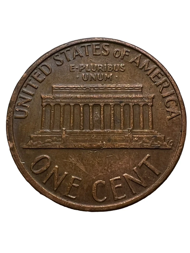 United States 1 Cent Error Coin Lincoln Memorial Penny 1979 D (Solid D) - Image 4 of 4