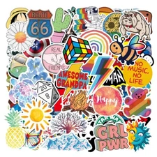 100pcs Skateboard Stickers Bomb Vinyl Laptop waterbottle Luggage Decals Dope US