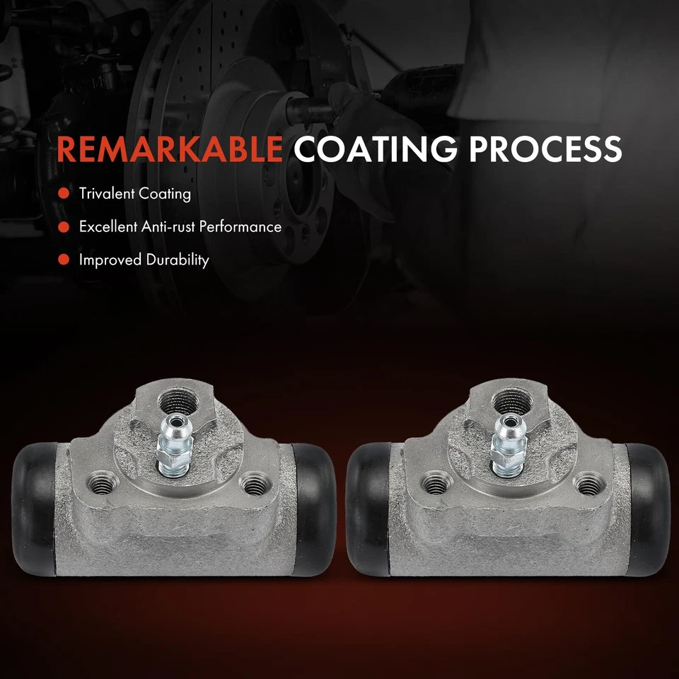 2 peças cilindro de roda de freio a tambor traseiro para Toyota Corolla 71-87 Celica Corona Isuzu - Imagem 3 de 4