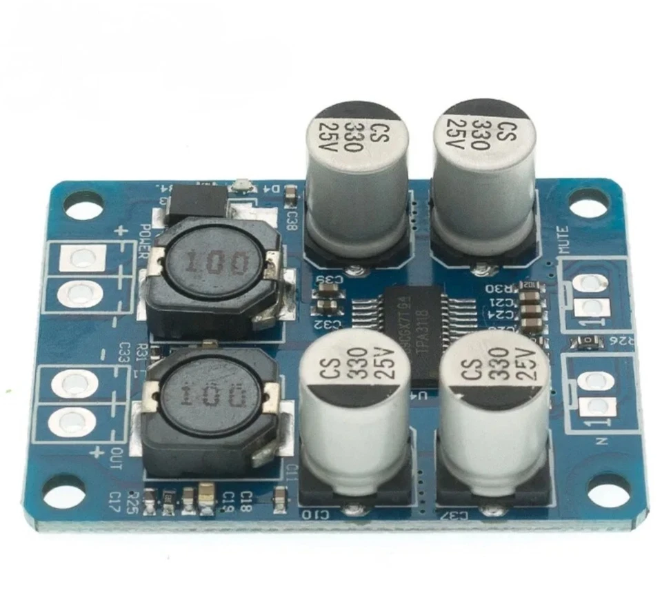 Verstärker TPA3118 60W Mono Digital Amplifier Board 8-24V Class D Platine Modul - Bild 2 von 4