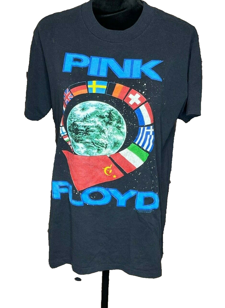 Europe Vtg Pink Floyd an Sz Rock 1980s vintage concert t-shirt, vintage, size L, single stitch, B+ condition