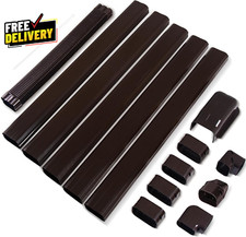 10Ft Mini Split Line Set Cover 3 PVC Line Cover Kit for Mini Split and Central..