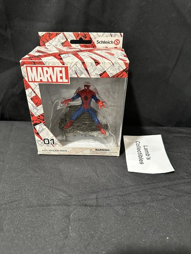 Marvel Spiderman 4" Schleich hand painted action figure #01 collectible - Picture 23 of 24