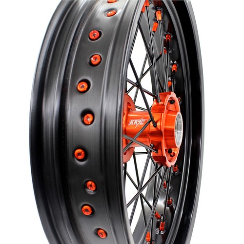 KKE Supermoro Wheels Rims for KTM 2023-2024 SXF XCF EXC 125-500CC 3.5*17/4.25*17 - Picture 7 of 12