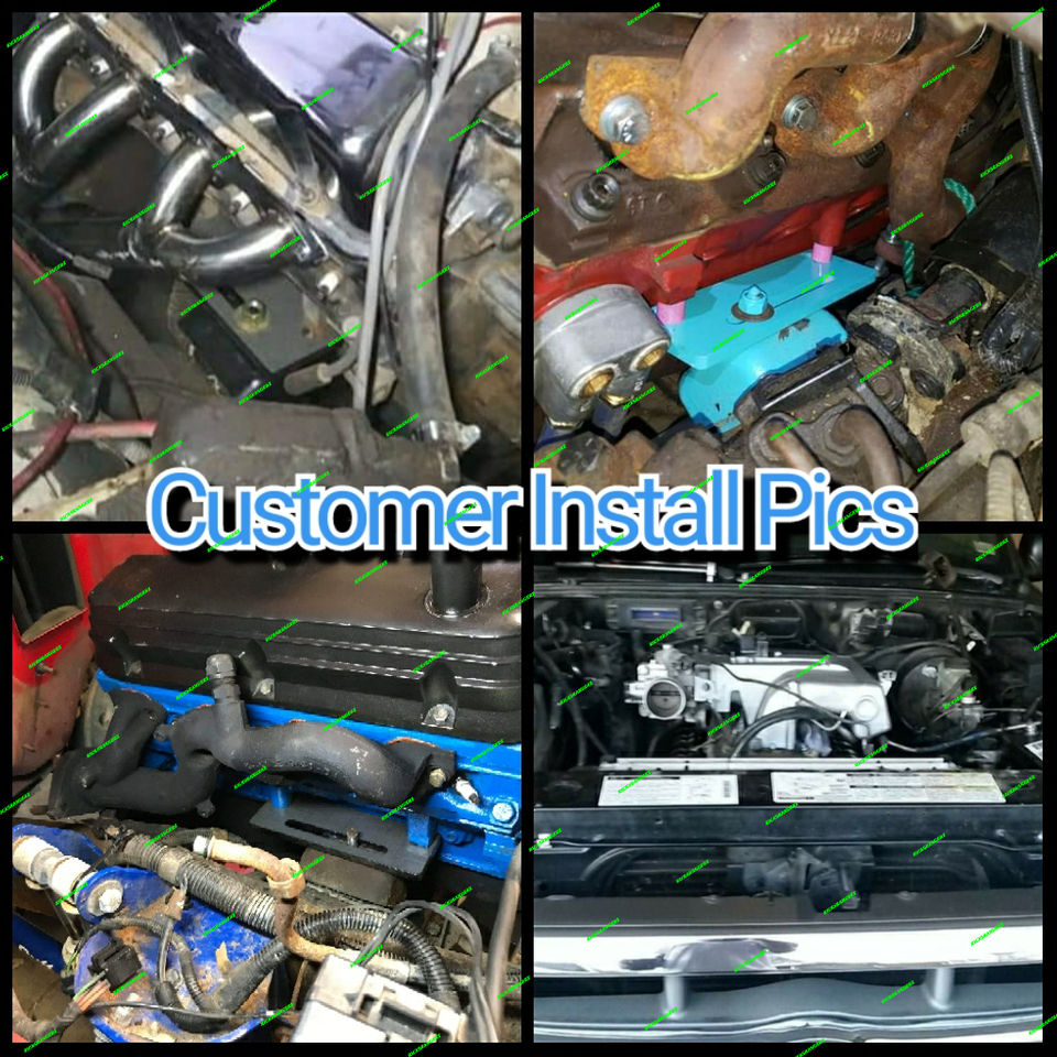 Updated 83-97 Ford Ranger V8 mounts plate 2wd or 4x4 302 motor mount ...