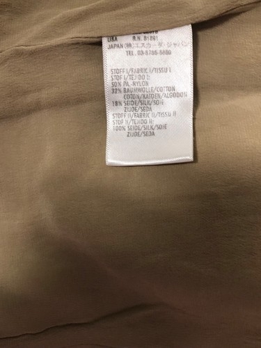 ESCADA GOLDEN BEIGE TWEED SHORT SLEEVE SKIRT SUIT JACKET & PENCIL SKIRT SZ 4 - Picture 11 of 12
