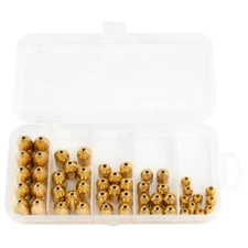 50 pc Fishing Sinkers Weights Kit Brass Bullet Worm Bass Weights~FREE Ship