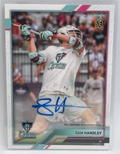 Sam Handley 2023 Premier Lacrosse League PLL Snapshot Base Auto Card #6