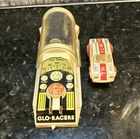VTG 1982 Matchbox Lensly GLO-RACERS Flash Fire & Glow In Dark Launcher Triumph