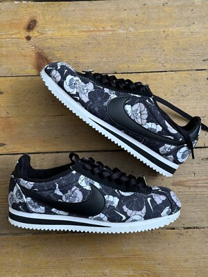 RARE Nike Classic Cortez LX Floral Pack Black Shoes Women's UK 5.5 / EU 39  | eBay