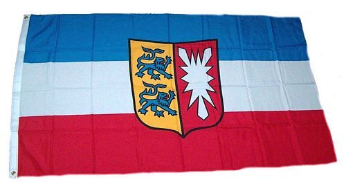 Ejemplo De La Bandera De Schleswig-Holstein Alemania Stock de