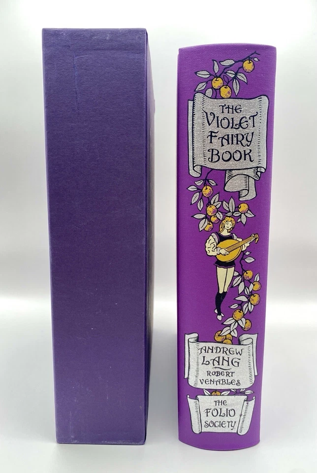 Folio Society The Violet Fairy Book Andrew Lang con estuche RARO SIN LEER 1ª impresión Foto 2 de 4