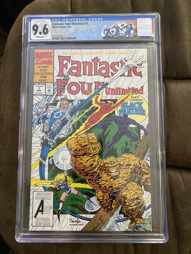 Fantastic Four Unlimited #1 CGC 9.6, 1993, Black Panther mit FF Custom Label