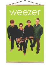 Weezer - Green Poster - Officially Licensed - 24" x 36" w/ Poster Hanger