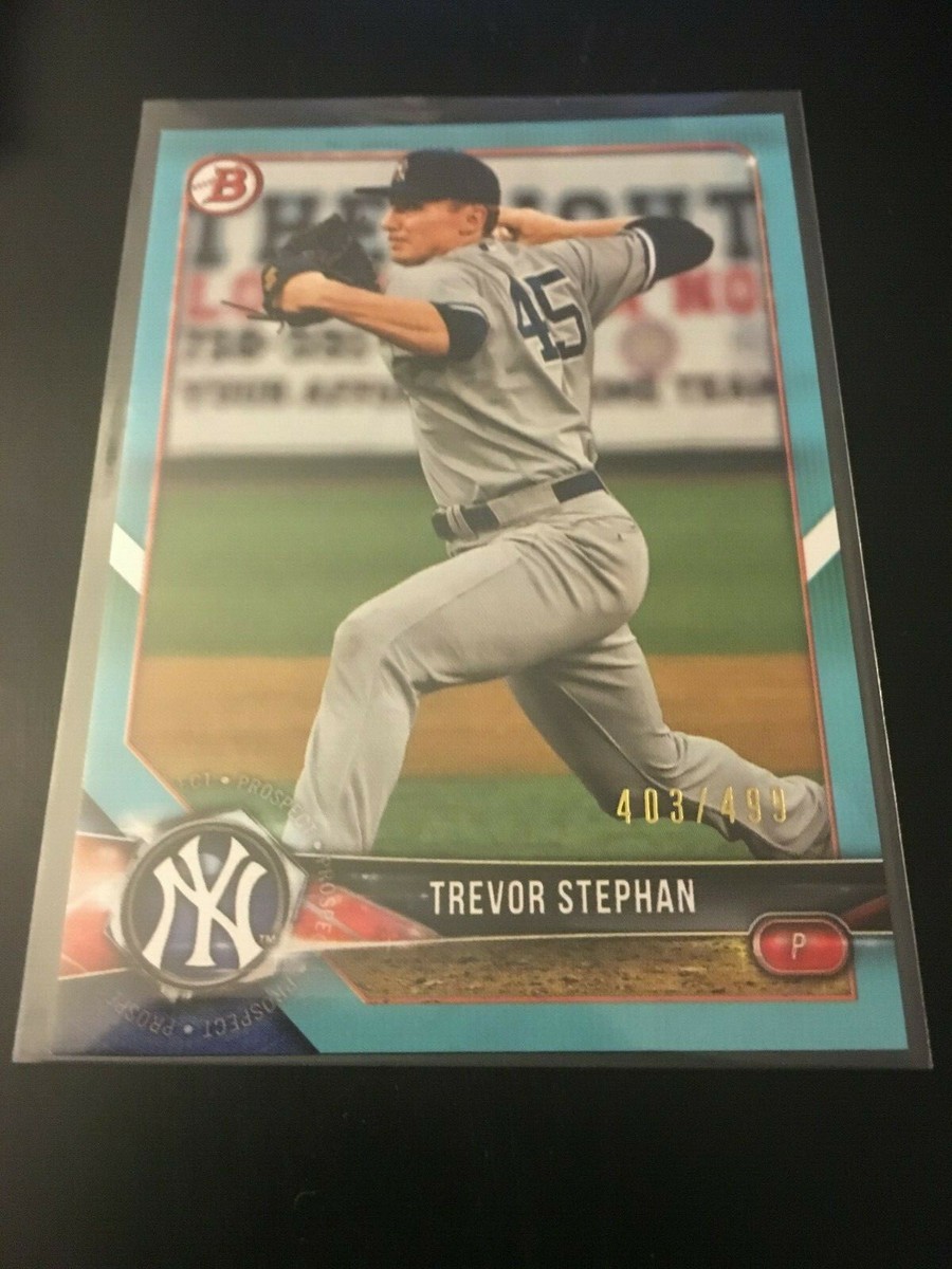 2018 Bowman Sky Blue TREVOR STEPHAN /499 | eBay