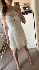 BCBGMAXAZRIA White Dress Size XS