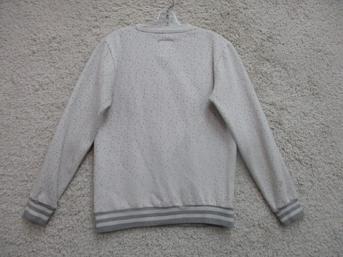 Chicago Bulls Sweater Small Adult Beige NBA Pullover Embossed Logo Casual Mens S - Picture 7 of 12