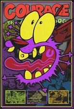Courage The Cowardly Dog Wall Poster 13x19