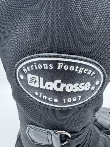 LaCrosse Ice Snow PAC EXTREME COLD Winter Boots Mens Sz 6 Black Felt Liner New - Picture 2 of 14