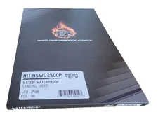 2500 Grit Wet or Dry 5 1/2 X 9 Sheets High Teck HSWD2500P 50 Sheets
