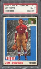 1955 Topps All-American #37 Jim Thorpe PSA 7 Carlisle HOF