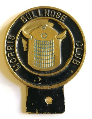 Plakette Morris Bullnose Club Gussmaterial Relief Oldtimer England Andenken