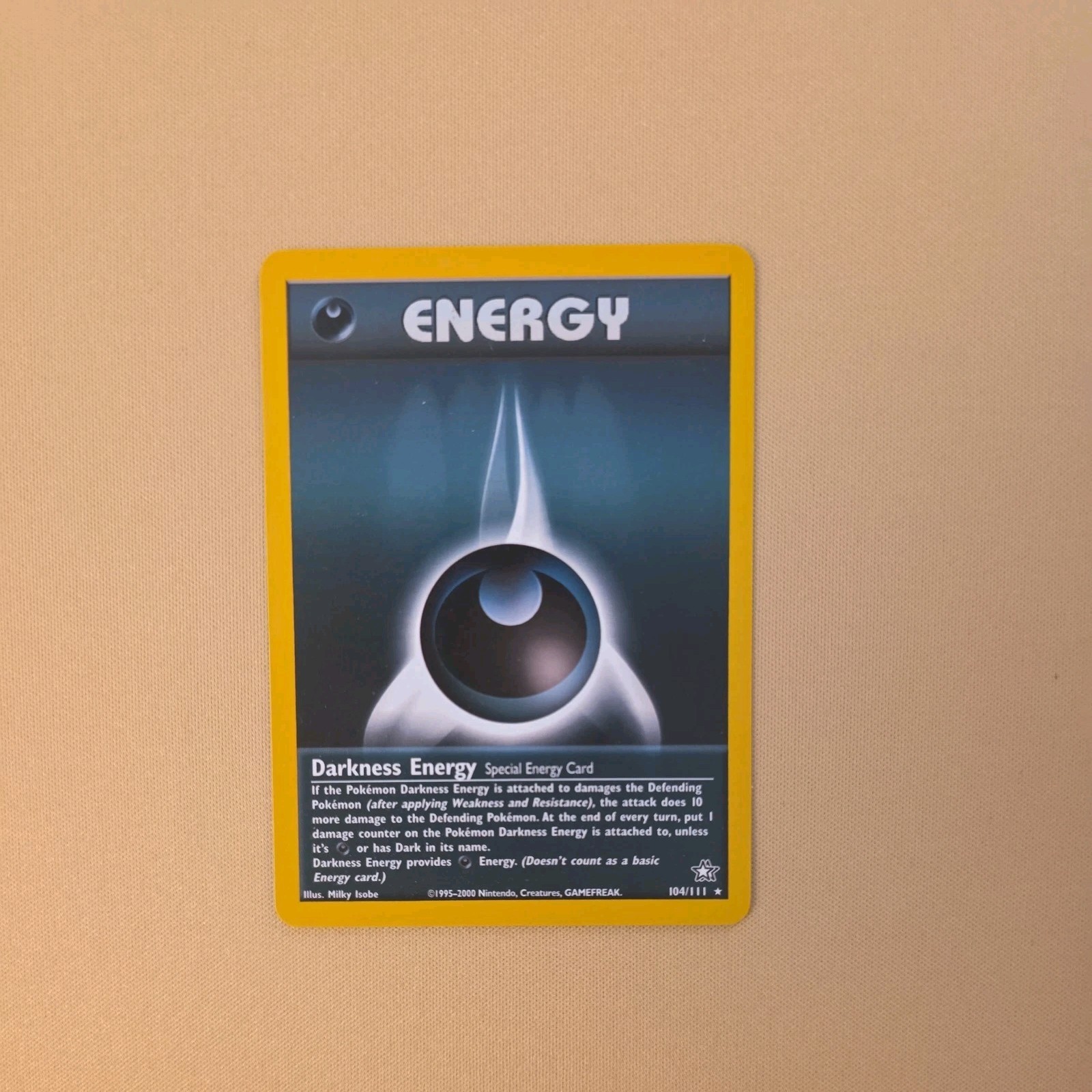 Darkness Energy - 104/111 Rare Unlimited Neo Genesis Pokemon