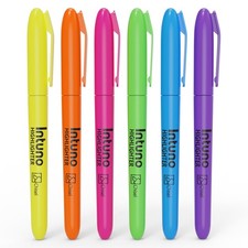 INTUNO 120 Count Pack of 1 , yellow, orange, pink, green, blue, purple