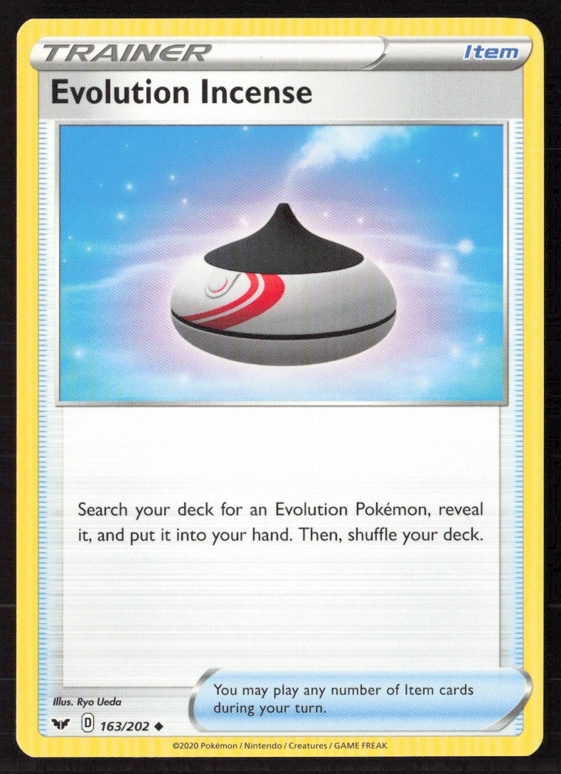 Evolution Incense #163/202 Uncommon SWSH01: Sword & Shield Base Set Pokemon
