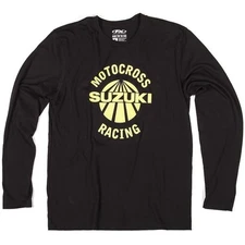 Factory Effex Suzuki Vet Long Sleeve Tee | Black | Sz XL