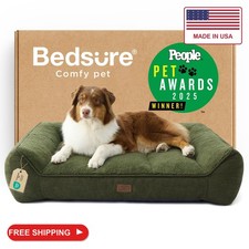 Bedsure SupportMax  Extra Thick Orthopedic Dog Beds Large Sized Dog