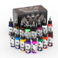 Tattoo Ink Set 16 Colors, 1oz 30ml Each, High Saturation 16 PCS 1 OZ