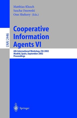 Cooperative Information Agents VI Matthias Klusch