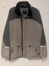 40. Vintage Woolrich Technical Parka Jacket Grey/Khaki/Beige - Mens Large