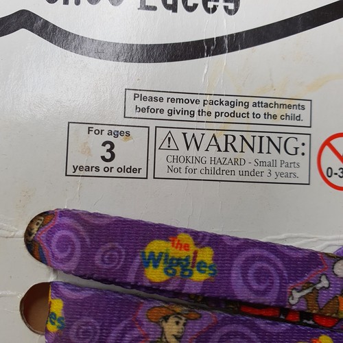 The Wiggles Shoe laces 2006 Original Wiggle Shoelaces Greg Murray Anthony Jeff - Picture 3 of 6