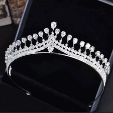 Princess Wedding Zircon Tiaras Headpices Crowns Brides Hair Accessory for Women