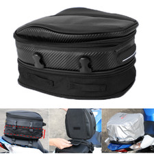 Motorcycle Waterproof Rear Seat Tail Bag Luggage Storage Backpack Shoulder Bag