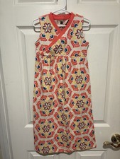 Tea Collection Girls Cotton Dress Long Length Size 5
