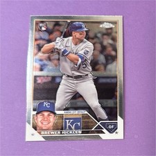 Topps Brewer Hicklen Kansas City Royals Rookie 2022 Chrome Update Card #USC89