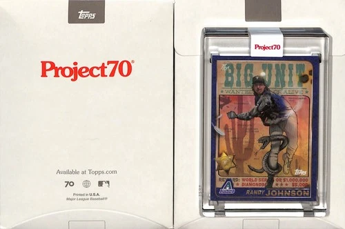 2021 TOPPS PROJECT 70 #318 RANDY JOHNSON - ARIZONA DIAMONDBACKS - SHOE SURGEON