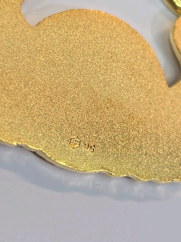 Broche distintivo da tripulação do Departamento de Justiça INS Gold Wings of Excellence RARO - Imagem 4 de 4