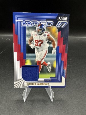 2025 Score Football Dexter Lawrence Zoned In Patch - Giants | eBay